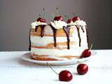 Cherry naked cake