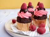 Cupcakes framboise chocolat