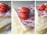 Macarons à la framboise