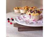 Muffin aux fruits rouges & crumble Comme à Disney