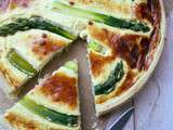 Quiche aux asperges vertes, thon et mascarpone