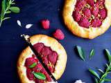 Raspberry galette