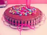  Smarties Cake  ou Gâteau aux Smarties ♥