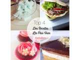 Top 4 des Recettes les Plus vues (Octobre)