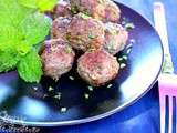 Boulettes de boeuf à la menthe