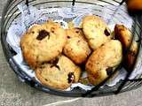 Cookies moelleux au gingembre confit et chocolat