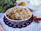 Crumble aux figues { farine de châtaigne et amandes }