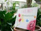 Flower party { soirée diy chez truffaut }