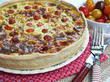 Quiche au Gorgonzola, poulet et tomates cerises