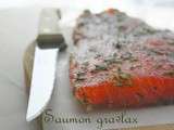 Saumon gravlax