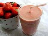 Smoothie aux fraises