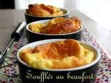 Soufflés au Beaufort