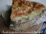 Tourte au jambon à la crème de Roquefort