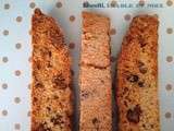 Biscotti érable et noix