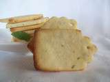 Biscuits au sucre, menthe et lime