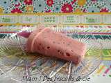 Popsicle aux fraises et Pitaya