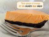 Tarte glacée à l'orange et sa croûte aux Oreo