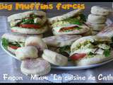 Big Muffins Anglais farcis façon Miam la cuisine de Cath