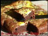 BroWnie Marbré aux cerises noires