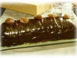 Bûche aux marrons glacés