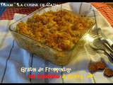 Gratin de Fromentigi eu Chorizo et Curry