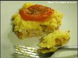 Polenta gratinée aux Tomates et Croquette de Poulet #AntiGaspi