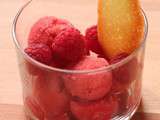 Sorbet fraise maison