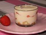 Tiramisu leger aux fraises