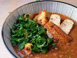 Pot-au-feu de lentilles au tofu