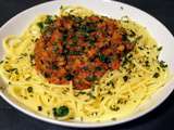 Sauce bolognaise végétale aux lentilles