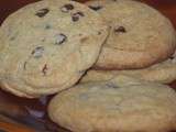 Cookies fraises, cerises et chocolat