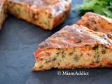 Cake Fondant Courgette Tomates et Chèvre