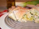 Pizza Calzone Poulet – Poireau – Champignons