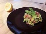 Salade asperges – avocats – tomates