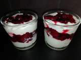 Fromage blanc aux cerises