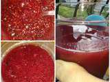 Jus de cassis groseilles