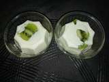 Panna cotta kiwi