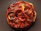 Tarte aubergines tomates