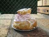 Choux a la rose framboises litchi