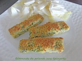 Bâtonnets de polenta aux épinards