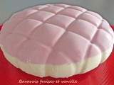 Bavarois fraises et vanille