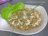 Blesotto aux courgettes