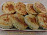 Blinis au basilic et Kiri