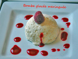 Bombe glacée meringuée