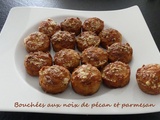 Bouchées aux noix de pécan et parmesan – Recettes autour d’un ingrédient # 106