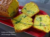 Cake au brocoli et fromage blanc