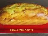 Cake citron-ricotta