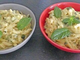 Carbonara aux courgettes