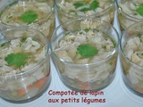 Compotée de lapin aux petits légumes