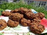 Cookies au chocolat et muesli fruité